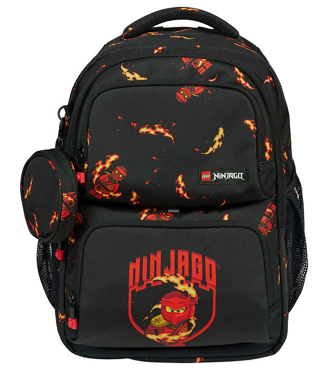 LEGOÂ® Ninjago Skoletaske - 28 L - Flexifit - Kai - Sort