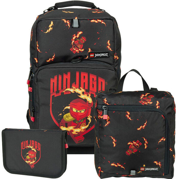 LEGOÂ® Ninjago Skoletaskesæt - Optimo - 20,5 L - Kai - Spinjitzu