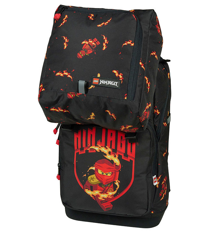 LEGOÂ® Ninjago Skoletaskesæt - Optimo - Kai - 20 L - Sort