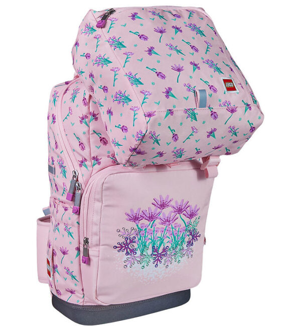LEGOÂ® Skoletaskesæt - Optimo - Flowers - 20 L - Lyserød