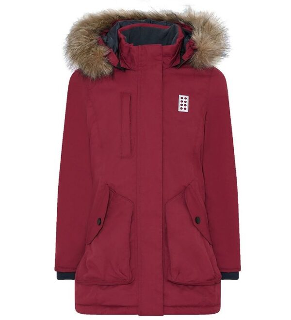 LEGOÂ® Wear Vinterjakke - LWJaselle 703 - Dark Red