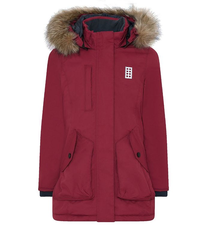 LEGOÂ® Wear Vinterjakke - LWJaselle 703 - Dark Red