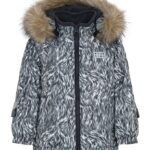 LEGOÂ® Wear Vinterjakke - LWJenni - Grå/Hvid