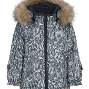 LEGOÂ® Wear Vinterjakke - LWJenni - Grå/Hvid