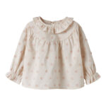 LIL ATELIER Skjorte Loose Nethe Pastel Parchment