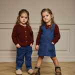 LIL ATELIER Strik Cardigan Emlen Lis Spiced Apple