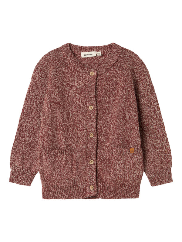 LIL ATELIER Strik Cardigan Nemo Hot Chocolate