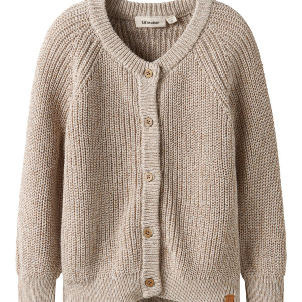 LIL ATELIER Strik Cardigan Rokko Oxford Tan Melange