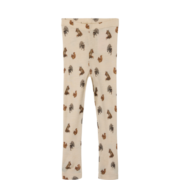 LIL ATELIER Uld Leggings Nimo Sandshell