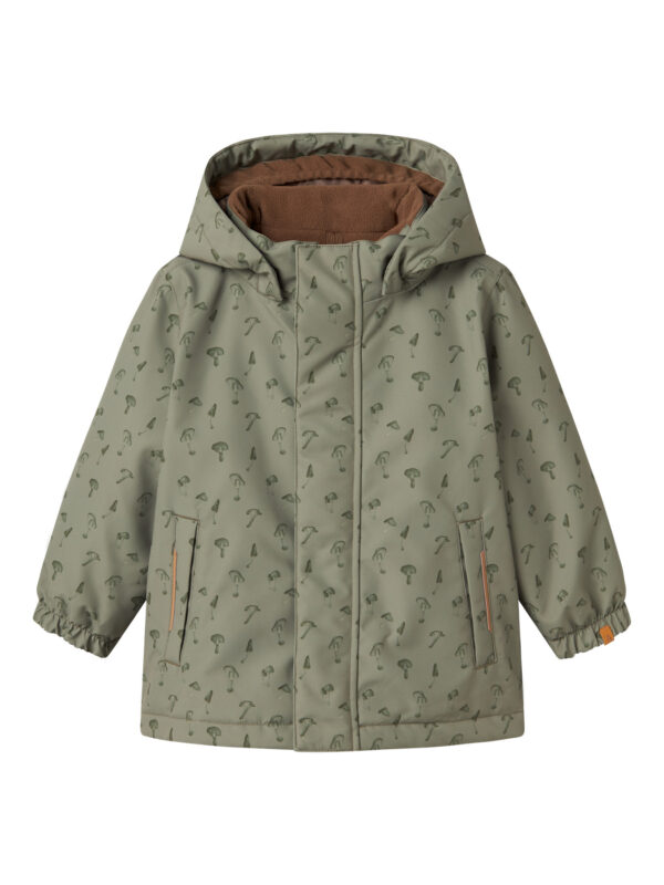 LIL ATELIER Vinterjakke SNOW10 Overland Trek Mushroom