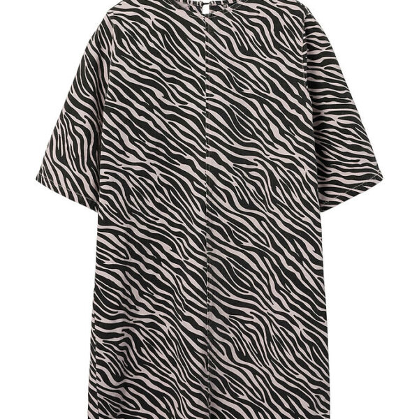 LMTD Kjole - NlfZebra - Pink Marshmallow/Raven Zebra