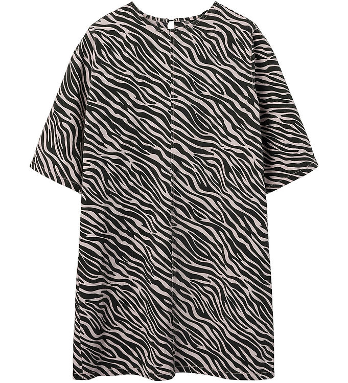 LMTD Kjole - NlfZebra - Pink Marshmallow/Raven Zebra