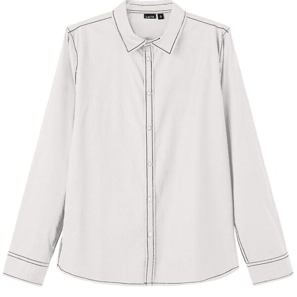 LMTD Skjorte - NlmFredast - Bright White