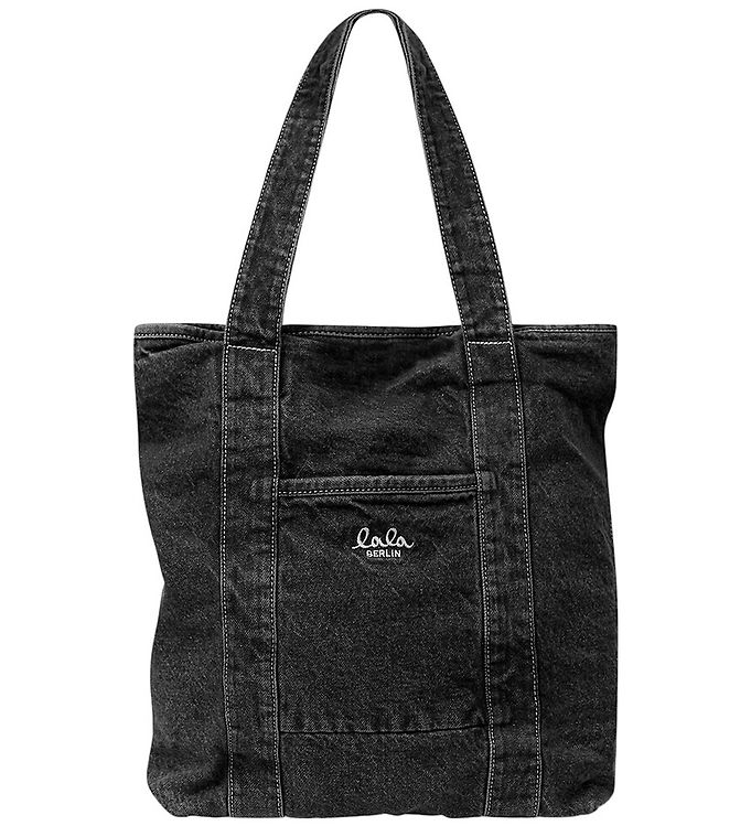 Lala Berlin Shopper - Carmela - Denim Washed Black
