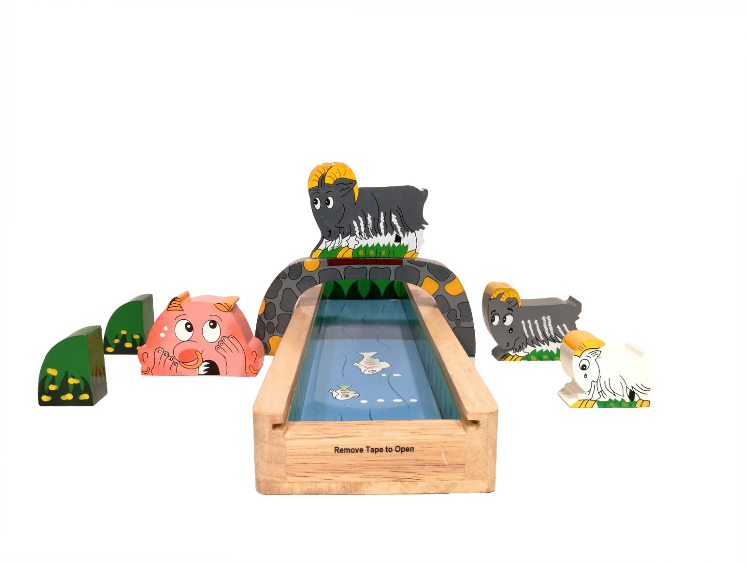 Larsen Danmark | Bordteater - De Tre Bukke Bruse