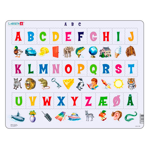 Larsen puslespil - ABC