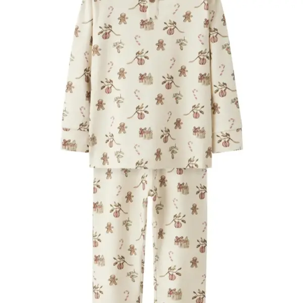 Layo Git Nattøj Sæt - Turtledove - 92 Layo Git Nattøj Sæt - Turtledove - 92