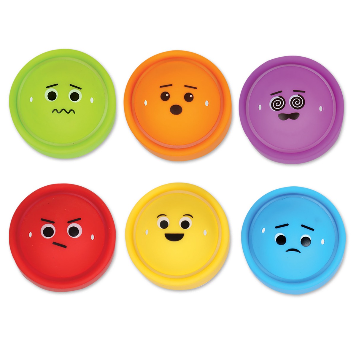 Learning Resources | Fidget Poppers - Følelser, 24 stk
