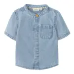 Leo Denim Skjorte - Light Blue Denim - 74