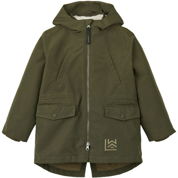 Liewood 3i1-jakke - Timber - Army Brown Mix