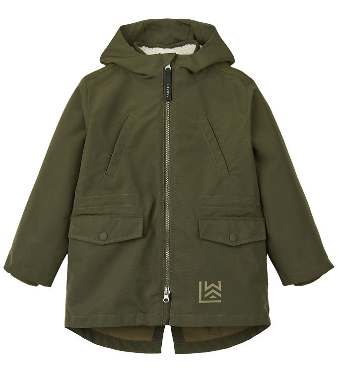 Liewood 3i1-jakke - Timber - Army Brown Mix