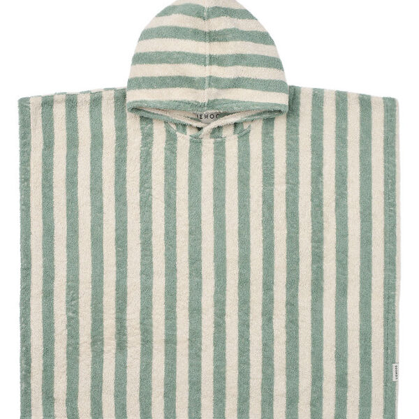 Liewood Badeponcho - Terry - Peppermint/Creme de la creme