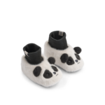 Liewood Beth Panda Plush Slippers - Sandy/Dark grey - 16/17