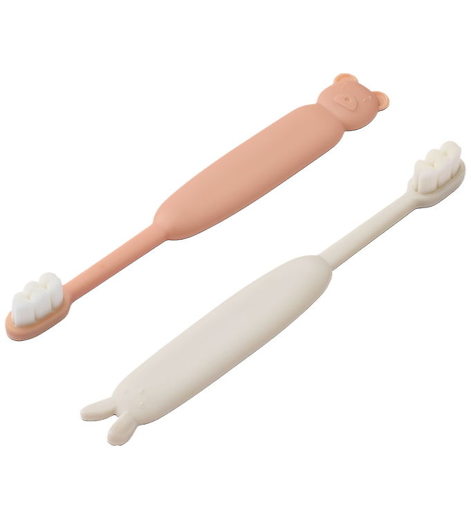 Liewood Børnetandbørster - Fabio - 2-pak - Pale Tuscany/Sandy