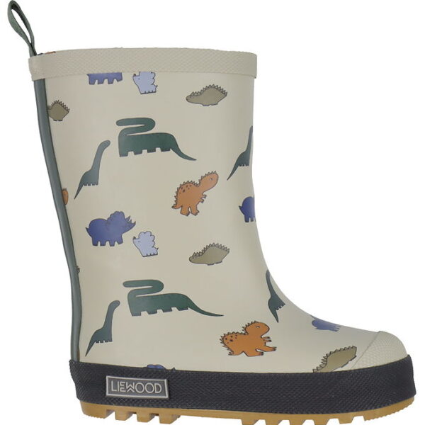Liewood Gummistøvler m. For - Mason - Mist m. Dinosaurer