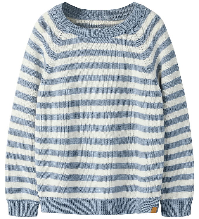 Lil' Atelier Bluse - Strik - NmmDason - Coconut Milk/Tradewinds