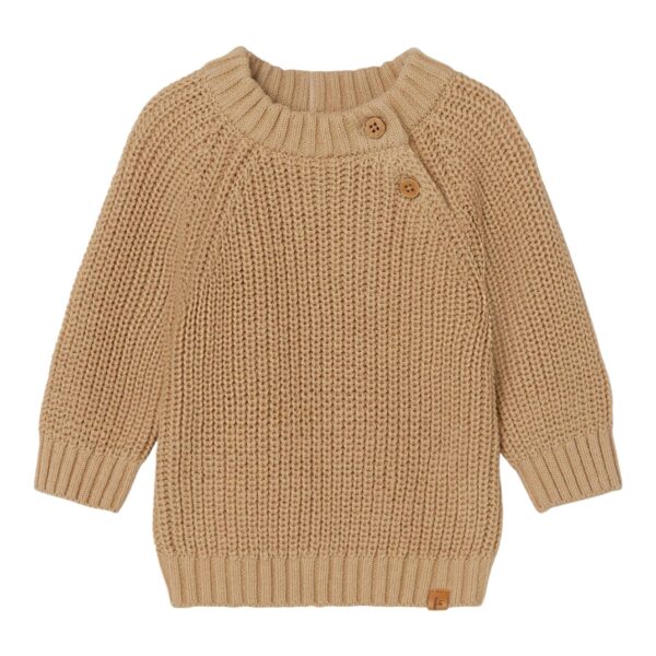 Lil Atelier Emlen Knit - Warm Sand - 56 cm