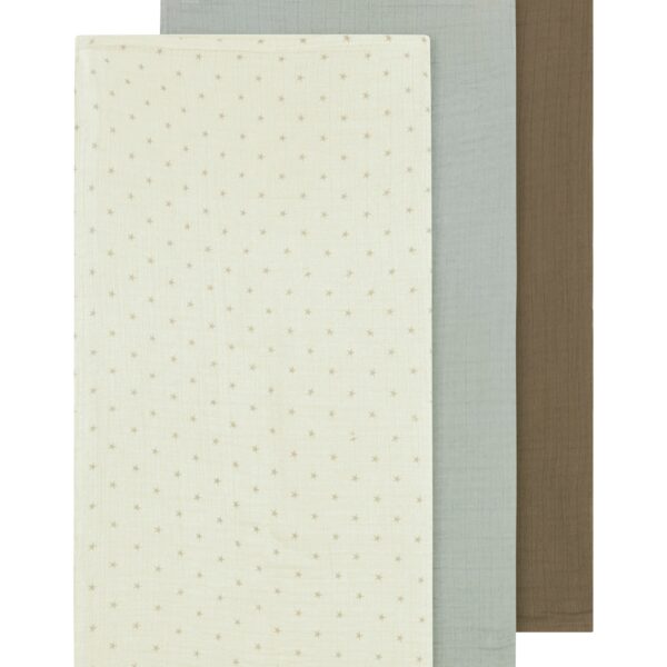 Lil Atelier Fergie 3 pak Nappies - Turtledove/Pigeon