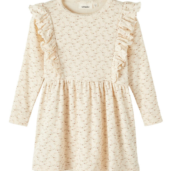 Lil Atelier Gago Dress - Whitecap grey - 92 cm