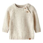 Lil Atelier Galto Fak LS Knit - Turtledove - 56 cm