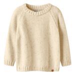 Lil Atelier Galto Fak LS Knit - Turtledove - 92 cm