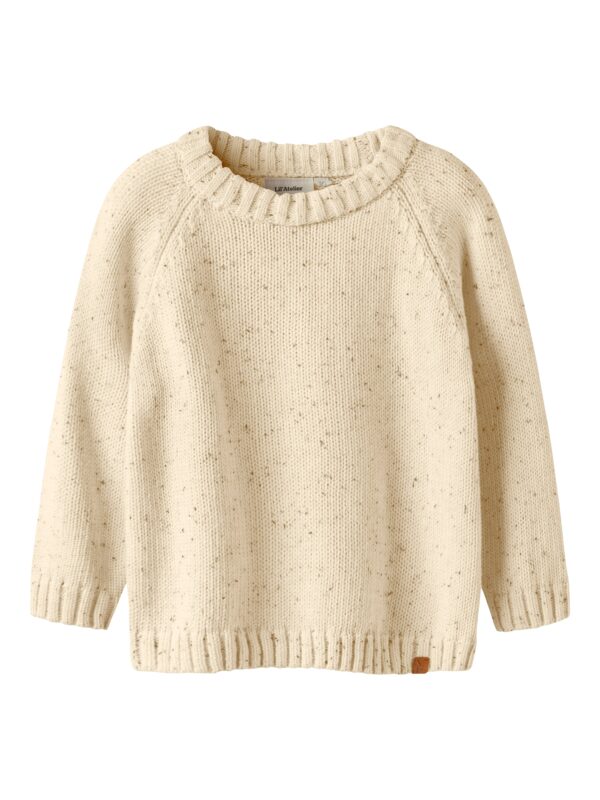 Lil Atelier Galto Fak LS Knit - Turtledove - 92 cm Lil Atelier Galto Fak LS Knit - Turtledove - 92 cm