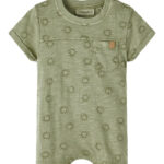 Lil Atelier Hektor SS Loose Suit - Sage - 56 cm