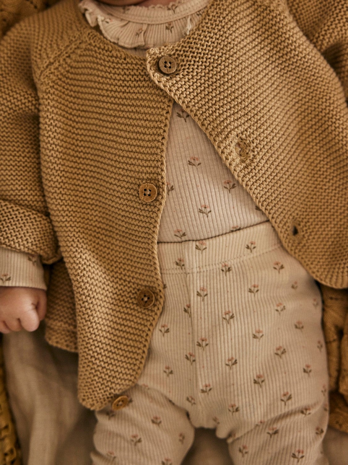 Lil Atelier Laguno Loose Knit - Curds & Whey - 56 cm