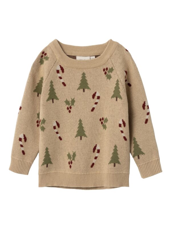 Lil Atelier Lamao Knit - Warm Sand - 92 cm