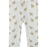 Lil Atelier Leggings - Uld - NbmNoel - Gray Dawn/Lama