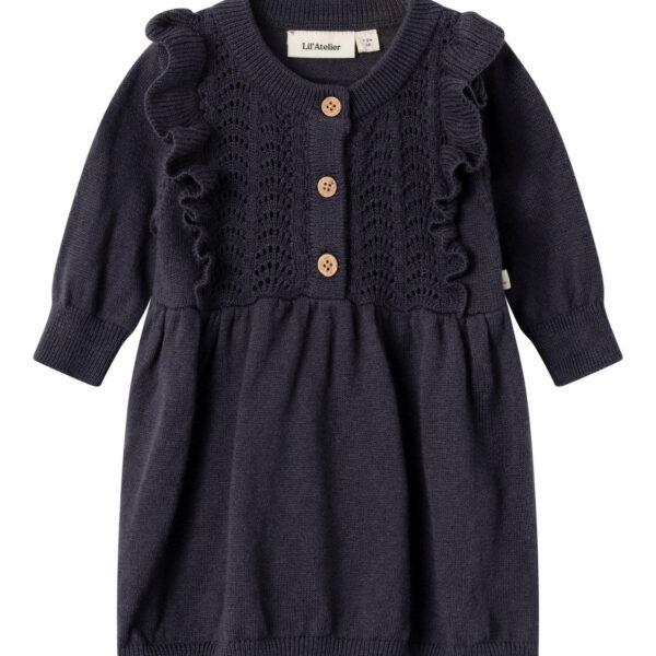 Lil Atelier Liva Knit Dress - Periscope - 56 cm