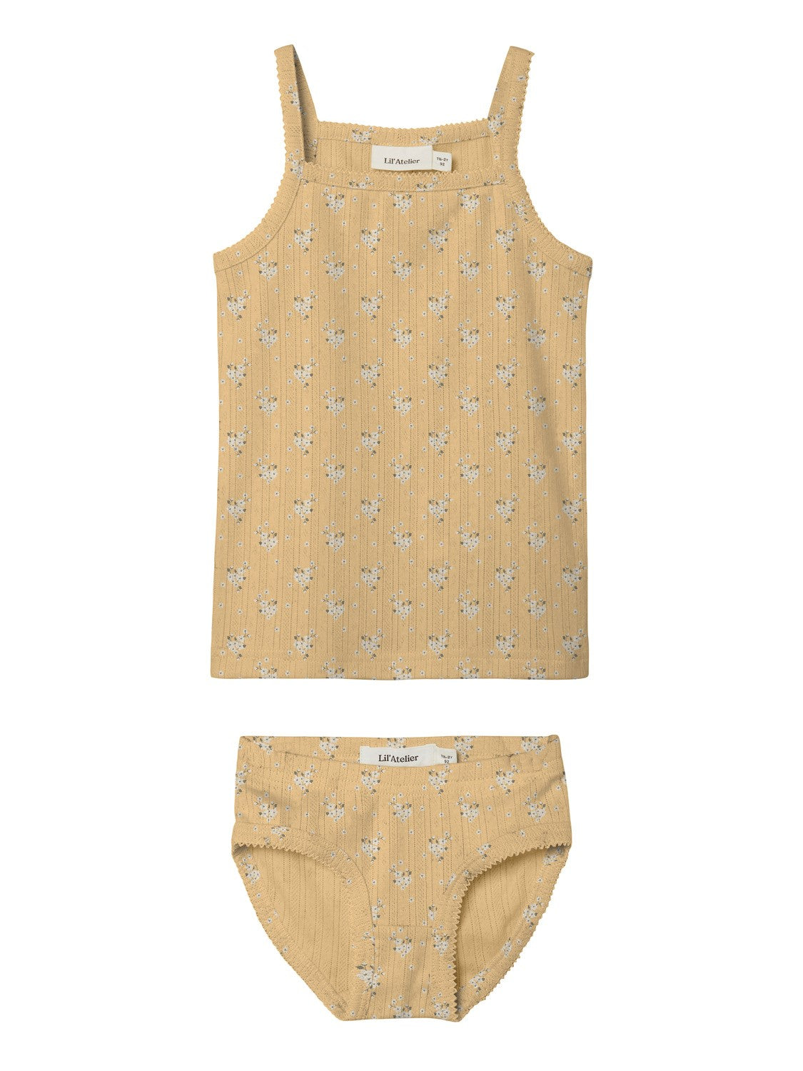Lil Atelier Lola Undertøj Sæt - Sahara Sun - 92 cm