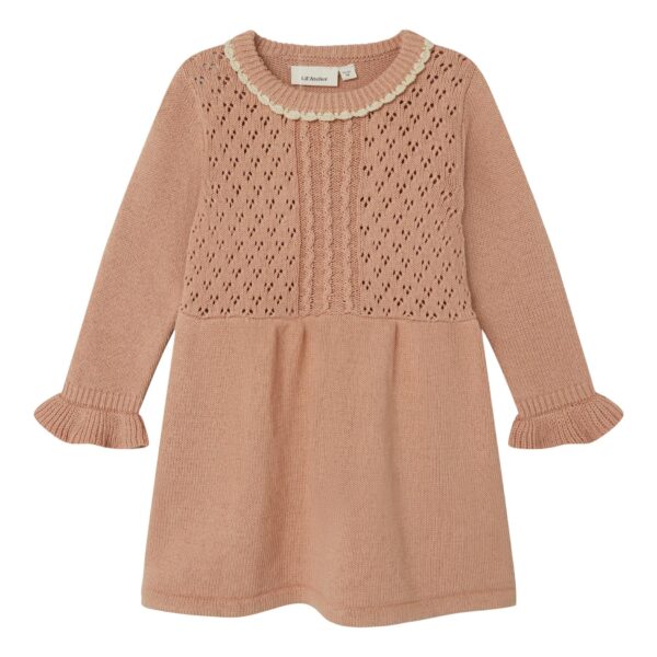 Lil Atelier Loro Knit Dress - Sirocco - 92 cm