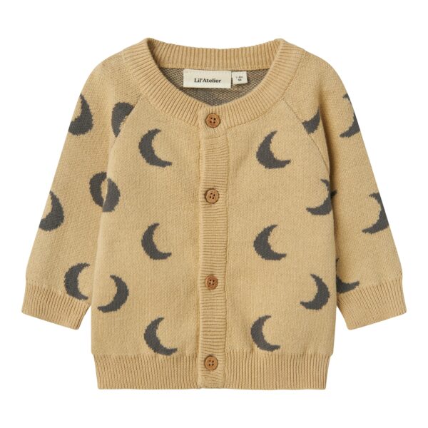 Lil Atelier Lulio Knit Cardigan - Mojave Desert - 56 cm