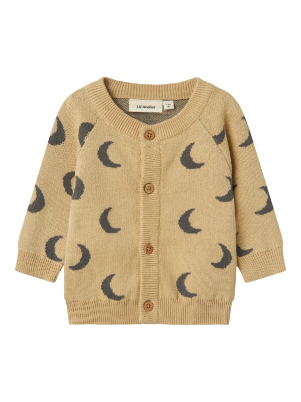 Lil Atelier Lulio Knit Cardigan - Mojave Desert - 56 cm Lil Atelier Lulio Knit Cardigan - Mojave Desert - 56 cm
