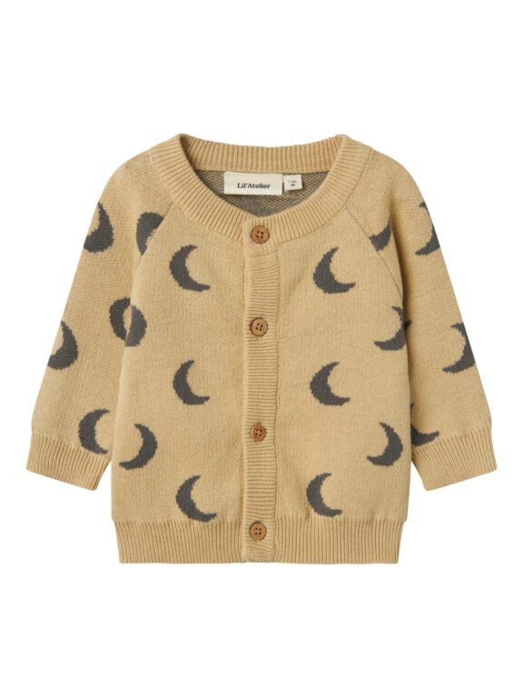 Lil Atelier Lulio Knit Cardigan - Mojave Desert - 56 cm