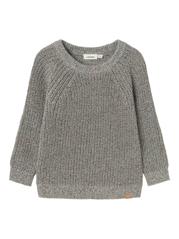 Lil Atelier Noro Knit - Sky Gray - 92 cm
