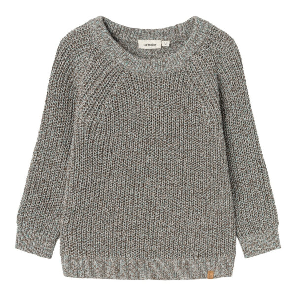 Lil Atelier Noro Knit - Sky Gray - 92 cm