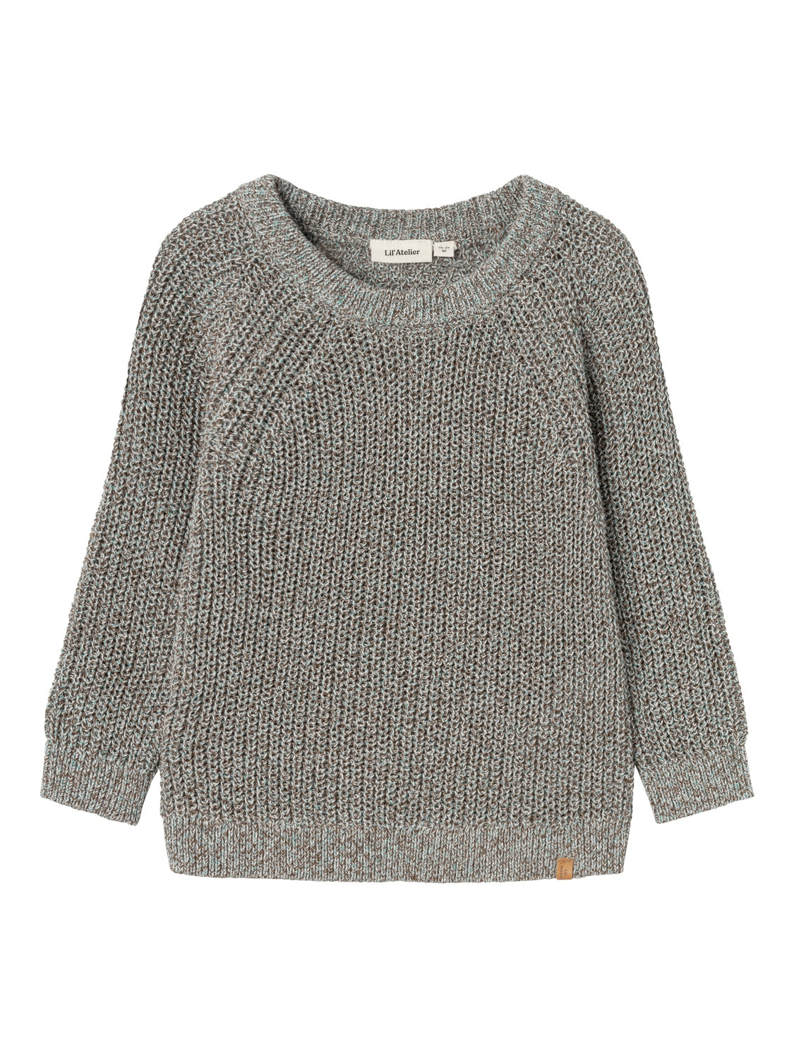Lil Atelier Noro Knit - Sky Gray - 92 cm
