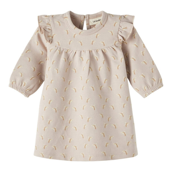 Lil Atelier Sage Dress - Mushroom - 56 cm